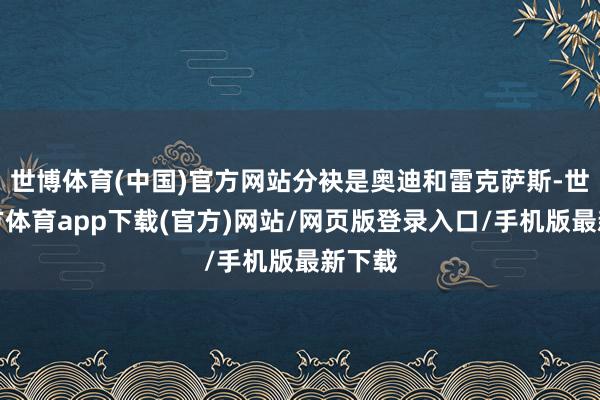 世博体育(中国)官方网站分袂是奥迪和雷克萨斯-世博官方体育app下载(官方)网站/网页版登录入口/手机版最新下载
