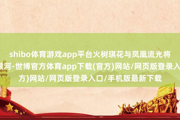 shibo体育游戏app平台火树琪花与凤凰流光将夜幕渲染成时髦的银河-世博官方体育app下载(官方)网站/网页版登录入口/手机版最新下载
