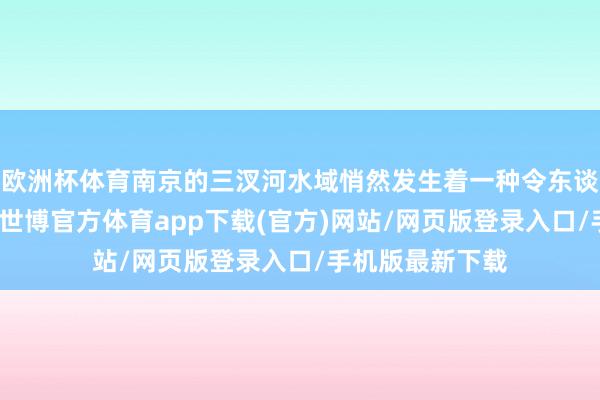 欧洲杯体育南京的三汊河水域悄然发生着一种令东谈主咋舌的变化-世博官方体育app下载(官方)网站/网页版登录入口/手机版最新下载